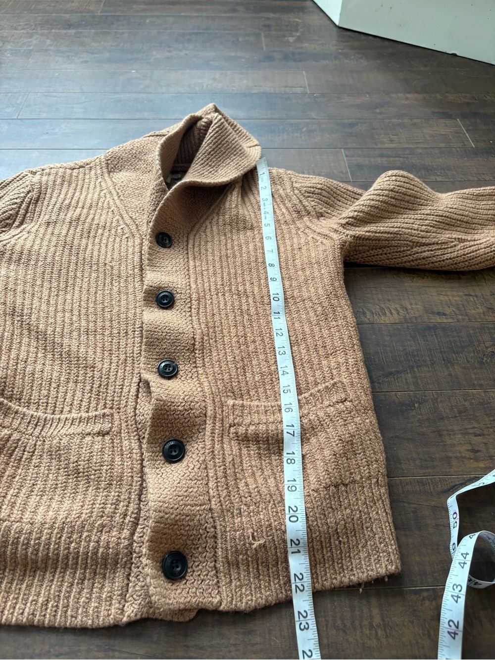 Faherty Heavy Knit Ribbed wool sweater - Picture 4 of 13